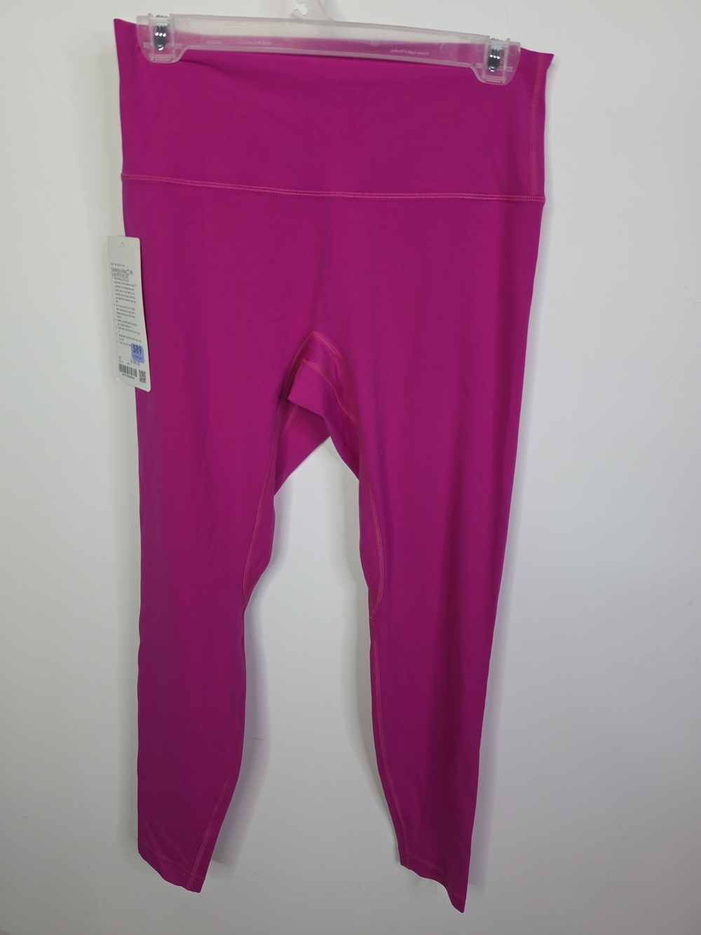 Girls' Bright Magenta Active Leggings - Comfortable Stretch